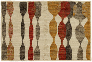 Acoustic Ginger 2' x 3' Area Rug Karastan Rugs