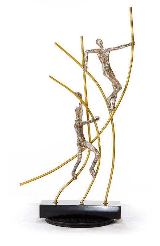 Vig Furniture Sz0238 Elegant Modern Bronze Acrobats Sculpture - Unique Design, Sturdy Craftsmanship For Decor Bronze  Vgthsz0238-brz