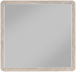 Meridian Furniture Adagio Oak Veneer Wall Mirror with Rich Wood Finish for Bedroom or Entryway Decor Display Natural AdagioNatural-M