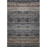 Orian Rugs Adagio Coastal Pier Machine Woven Polypropylene Bohemian Area Rug Indigo Polypropylene