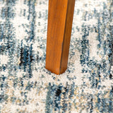 Orian Rugs Adagio Microboard Machine Woven Polypropylene Contemporary Area Rug Blue Polypropylene