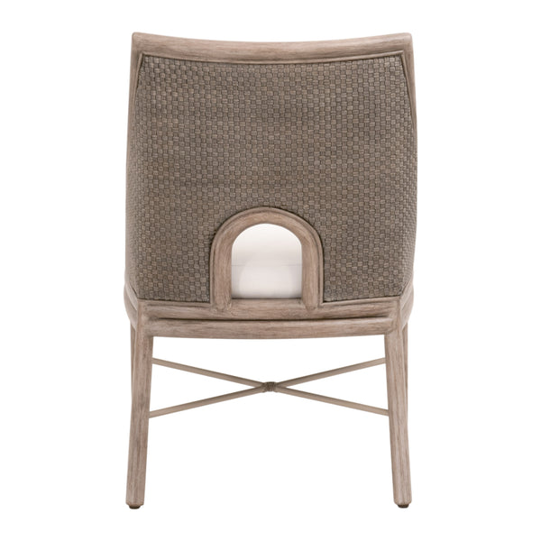 Essentials For Living Adamo Dining Chair Set Of 2 - Elegant French Gray Design With Durable Upholstery And Sturdy Support French Gray Cabana Loom,Livesmart Peyton,Pearl,French Gray Mahogany Solid Mahogany Wood,Cabana Loom,Metal 6813.Fgry/Lpprl/Fg