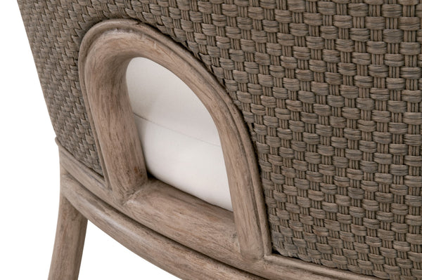 Essentials For Living Adamo Dining Chair Set Of 2 - Elegant French Gray Design With Durable Upholstery And Sturdy Support French Gray Cabana Loom,Livesmart Peyton,Pearl,French Gray Mahogany Solid Mahogany Wood,Cabana Loom,Metal 6813.Fgry/Lpprl/Fg