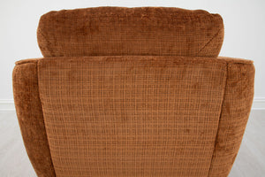 Zeugma Adale Velvet Armchair In Sienna Rose - Luxurious Tufted Design, Fully Assembled, Modern Elegance   Nc1655 Brick Red,