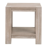 Adler End Table Natural Gray Acacia 6129-ET.NG Essentials for Living