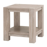 Adler End Table Natural Gray Acacia 6129-ET.NG Essentials for Living