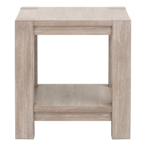 Adler End Table Natural Gray Acacia 6129-ET.NG Essentials for Living