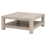 Adler Square Coffee Table Natural Gray Acacia 6129-SQCT.NG Essentials for Living