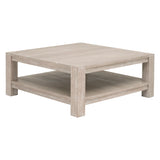 Adler Square Coffee Table Natural Gray Acacia 6129-SQCT.NG Essentials for Living