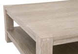 Adler Square Coffee Table Natural Gray Acacia 6129-SQCT.NG Essentials for Living