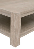 Adler Square Coffee Table Natural Gray Acacia 6129-SQCT.NG Essentials for Living