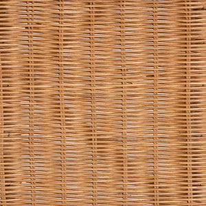Bali & Pari Adonia Handcrafted Rattan Bench with Removable Cushion for Boho Interiors