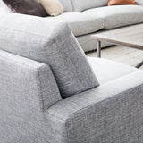 Alder Collection Loveseat Salt Flat - Alder Collection Loveseat Cloud Gray SFALDELVS00GR Malouf