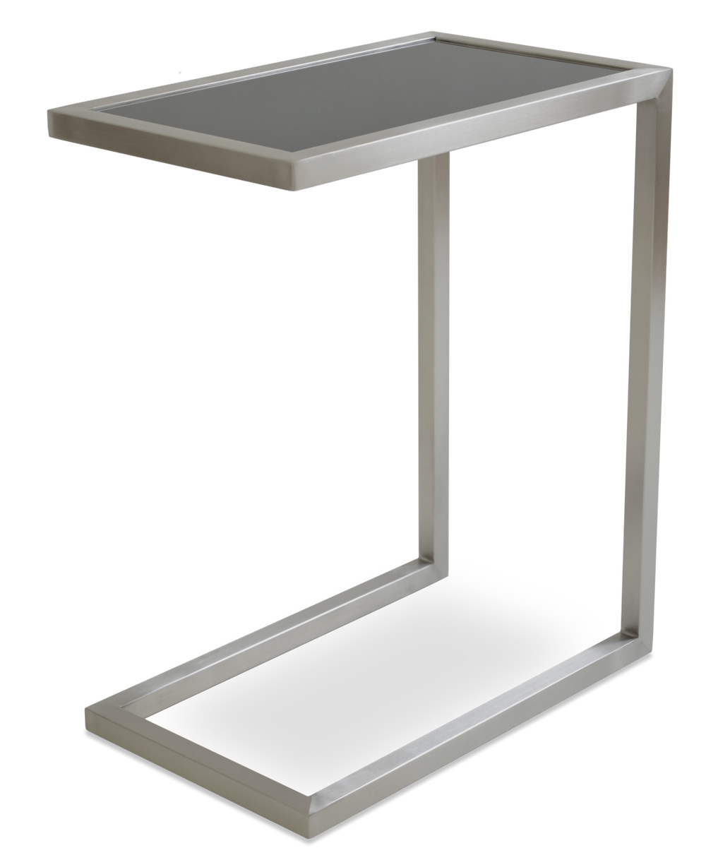 Soho Concept Alfa End Tables Set Of 2: Sleek Black Glass Or Wenge Oak Tops With Durable Stainless Steel Frames Black  Soho-concept-dining-chair-13612