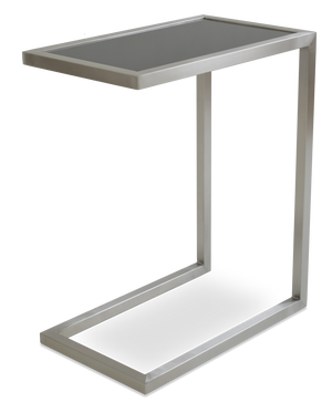 Soho Concept Alfa End Tables Set Of 2: Sleek Black Glass Or Wenge Oak Tops With Durable Stainless Steel Frames Black  Soho-concept-dining-chair-13612