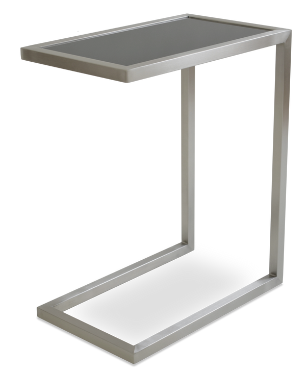 Soho Concept Alfa End Tables Set Of 2: Sleek Black Glass Or Wenge Oak Tops With Durable Stainless Steel Frames Black  Soho-concept-dining-chair-13612