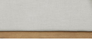 Alfie Cream Linen Textured Fabric King Bed AlfieCream-K Meridian Furniture