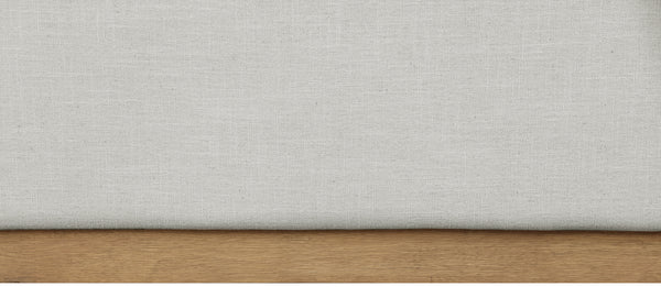 Alfie Cream Linen Textured Fabric Queen Bed AlfieCream-Q Meridian Furniture