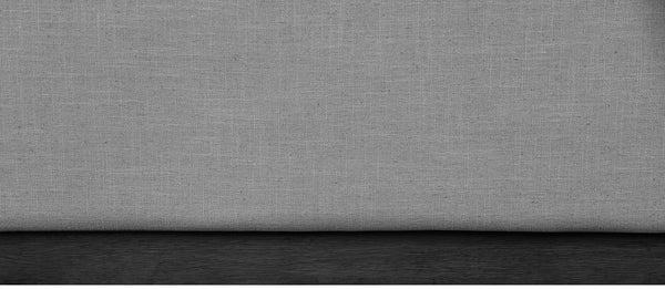 Alfie Grey Linen Textured Fabric Full Bed AlfieGrey-F Meridian Furniture