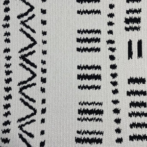 Fusion Winston Algeria Onyx Accent Chair - Stylish Black/White Design With Durable, Easy-clean Fabric Black,White Ws,100% Polypropylene 290 Algeria Onyx Accent Chair