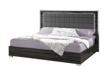 Alice Glossy Gray Bed