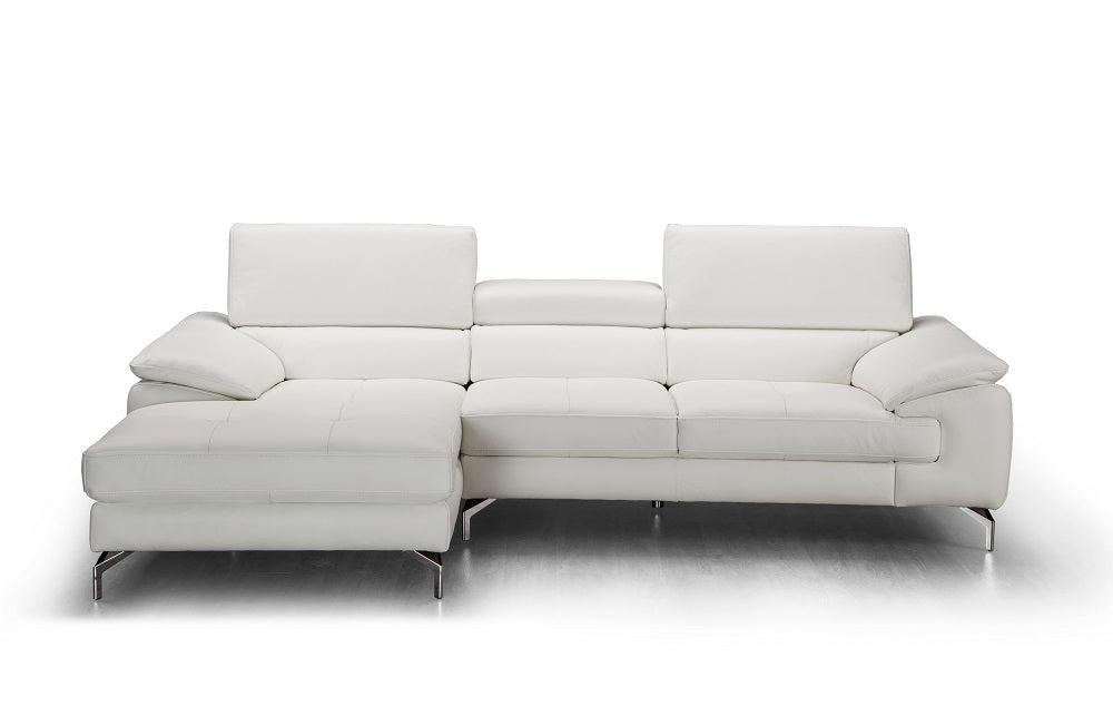 Alice Premium Leather Sectional - Modern Comfort with Italian Craftsmanship for Chic Living Spaces