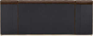 Meridian Furniture Amara Plush Velvet King Bed with Tall Statement Headboard for Upscale Bedrooms AmaraBrown-K133