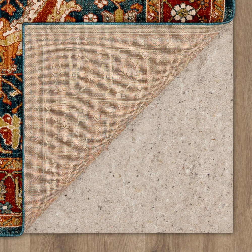 Karastan Rugs Bobby Berk by Karastan (Series 1) Amara Machine Woven Polyester Traditional Area Rug Sapphire 2' 4" x 7' 10"