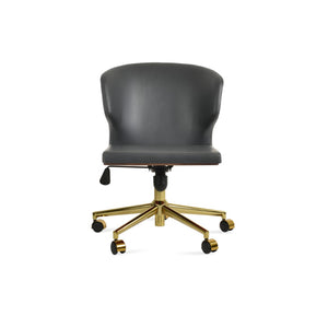 Soho Concept Amed Office Chair - Durable Camira Blazer Wool Fabric, 10-year Guarantee, Supports Up To 400 Lbs Gold,Grey  Soho-concept-dining-chair-11628