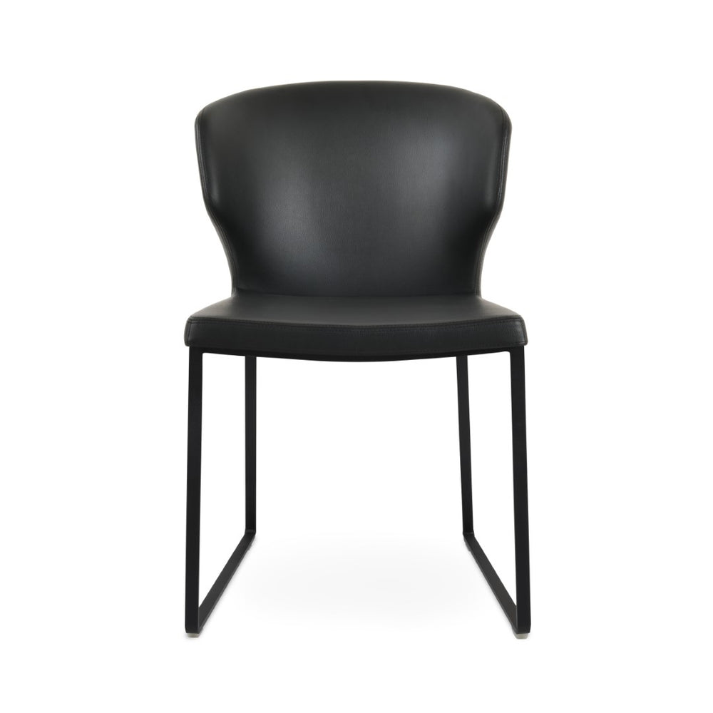 Soho Concept Amed Plus Chair - Elegant Leatherette Dining Chair With Chrome Finish, 2-year Guarantee, 350 Lbs Capacity Cinnamon  Soho-concept-dining-chair-00038