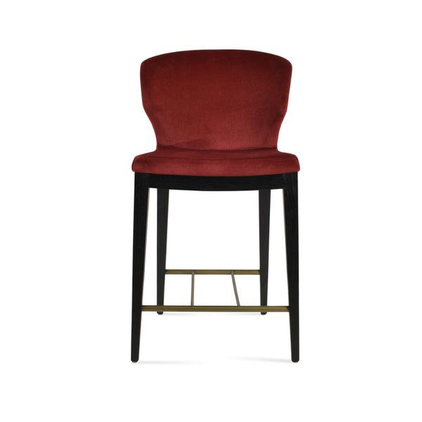 Soho Concept Amed Barstools & Counterstools - Stylish Solid Wood With Elegant Fabrics & 10-year Guarantee Choice Black,Ash  Soho-concept-dining-chair-10232