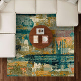 Karastan Rugs Depiction by Stacy Garcia Annora Hand Knotted Wool Modern/Contemporary Area Rug Multi 8' x 10'