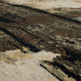 Karastan Rugs Depiction by Stacy Garcia Annora Hand Knotted Wool Modern/Contemporary Area Rug Neutral 9' x 12'