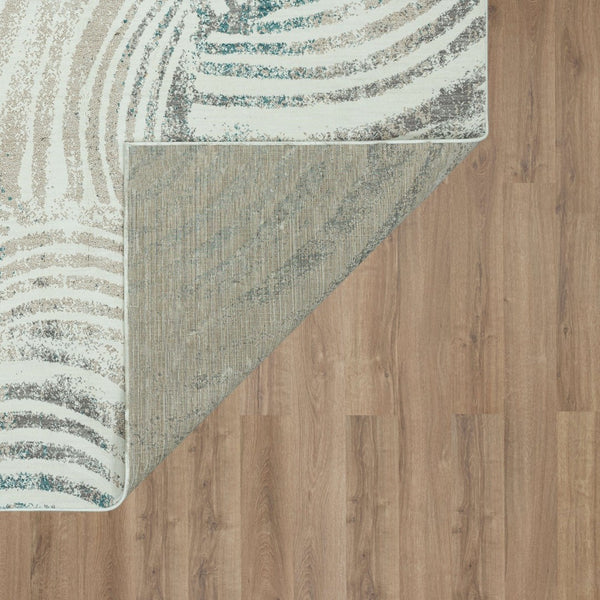 Karastan Rugs Rendition by Stacy Garcia Home Arcoa Machine Woven Triexta Area Rug Marshmallow Haze 9' 6" x 12' 11"