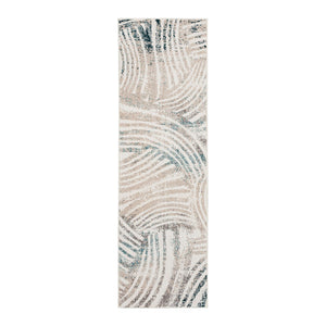 Karastan Rugs Rendition by Stacy Garcia Home Arcoa Machine Woven Triexta Area Rug Marshmallow Haze 2' 4" x 7' 10"