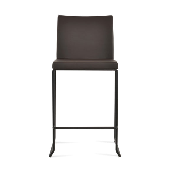 Soho Concept Aria Stackable Barstools & Counterstools – Stylish Boucle, Velvet & Nubuck Fabrics With 10-year Guarantee Black,Brown  Soho-concept-dining-chair-10362