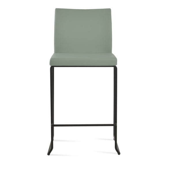 Soho Concept Aria Stackable Wire Barstools & Counterstools In Chic Boucle, Velvet, Nubuck - 10 Year Warranty! Black  Soho-concept-dining-chair-10366