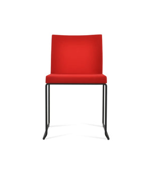 Soho Concept Aria Wire Stackable Chair - Elegant Wool Upholstered Design, 10-year Guarantee, Space-saving Style Black,Red  Soho-concept-dining-chair-00558