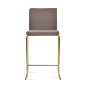 Soho Concept Aria Stackable Wire Barstools & Counterstools In Chic Boucle, Velvet, Nubuck - 10 Year Warranty! Brass  Soho-concept-dining-chair-10375