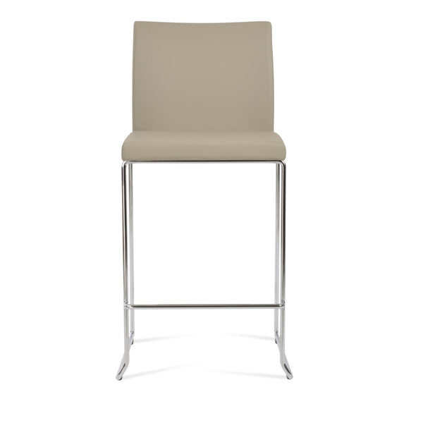 Soho Concept Aria Stackable Barstools & Counterstools – Stylish Boucle, Velvet & Nubuck Fabrics With 10-year Guarantee Chrome  Soho-concept-dining-chair-10376