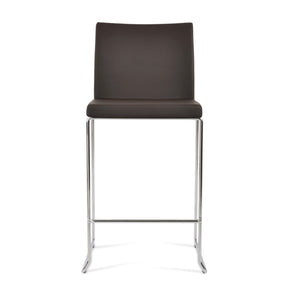 Soho Concept Aria Stackable Wire Barstools & Counterstools In Chic Boucle, Velvet, Nubuck - 10 Year Warranty! Chrome,Brown  Soho-concept-dining-chair-10377