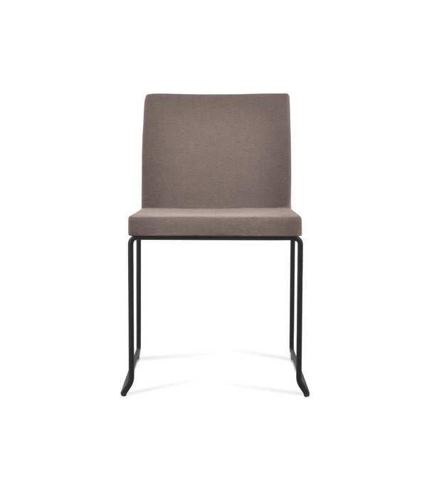 Soho Concept Aria Wire Stackable Chair - Elegant Wool Upholstered Design, 10-year Guarantee, Space-saving Style Chrome  Soho-concept-dining-chair-00564