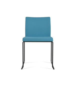 Soho Concept Aria Wire Stackable Chair - Elegant Wool Upholstered Design, 10-year Guarantee, Space-saving Style Chrome,Turquoise  Soho-concept-dining-chair-00567