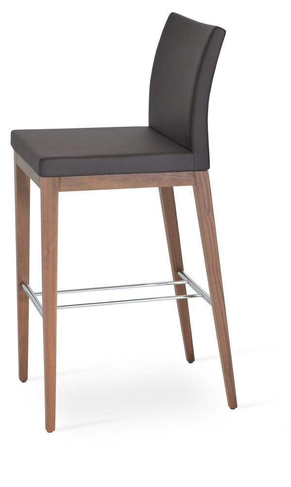 Soho Concept Aria Premium Wood Barstools & Counterstools With 5-year Guarantee - Elegant Walnut & Ash Finishes Walnut,Brown  Soho-concept-dining-chair-10403
