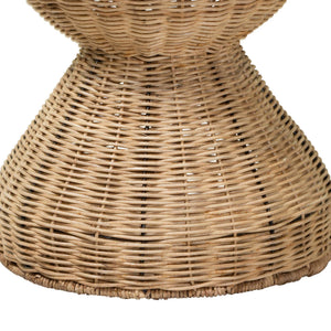 Bali & Pari Arlette Handcrafted Rattan Floor Lamp Bohemian Coastal Ambient Light