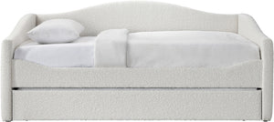 Arlo Cream Boucle Fabric Twin Daybed ArloCream-T Meridian Furniture