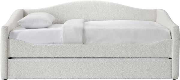 Arlo Cream Boucle Fabric Twin Daybed ArloCream-T Meridian Furniture