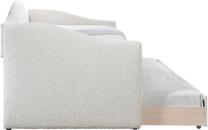 Arlo Cream Boucle Fabric Twin Daybed ArloCream-T Meridian Furniture