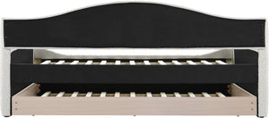 Arlo Cream Boucle Fabric Twin Daybed ArloCream-T Meridian Furniture