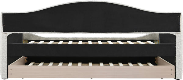 Arlo Cream Boucle Fabric Twin Daybed ArloCream-T Meridian Furniture